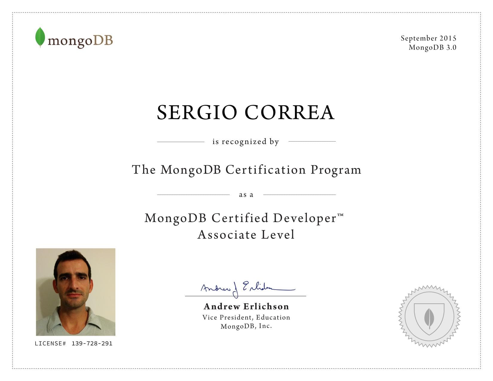 Certificate for 139728291