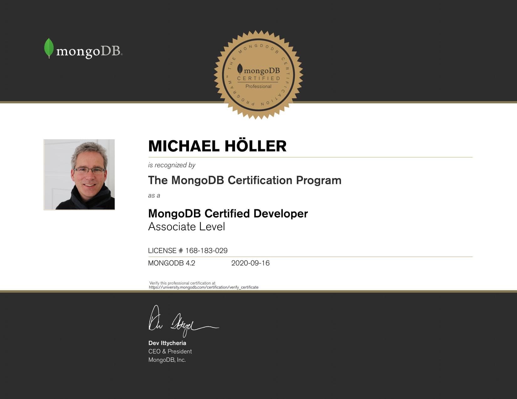 Certificate for 168183029