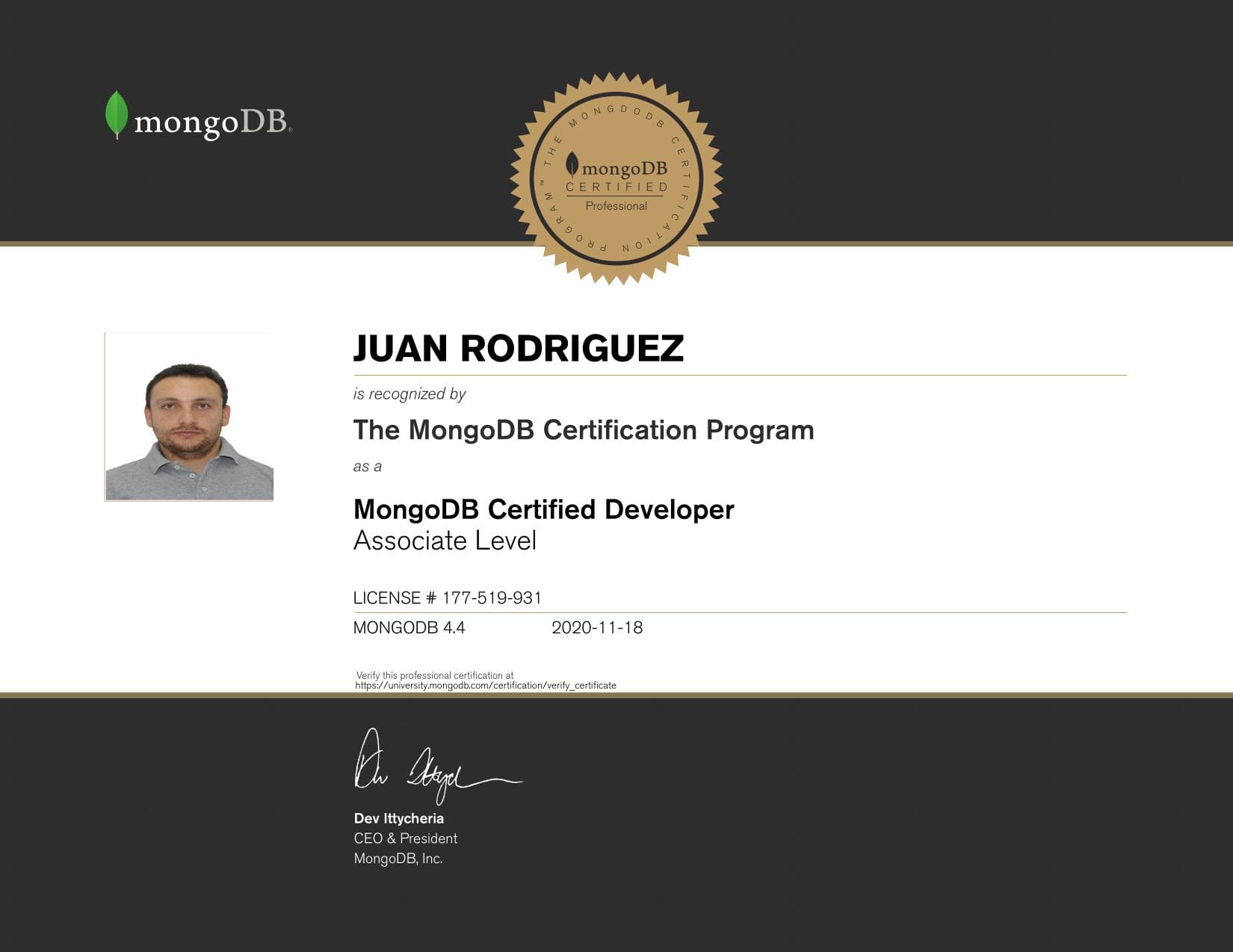 Certificate for 177519931