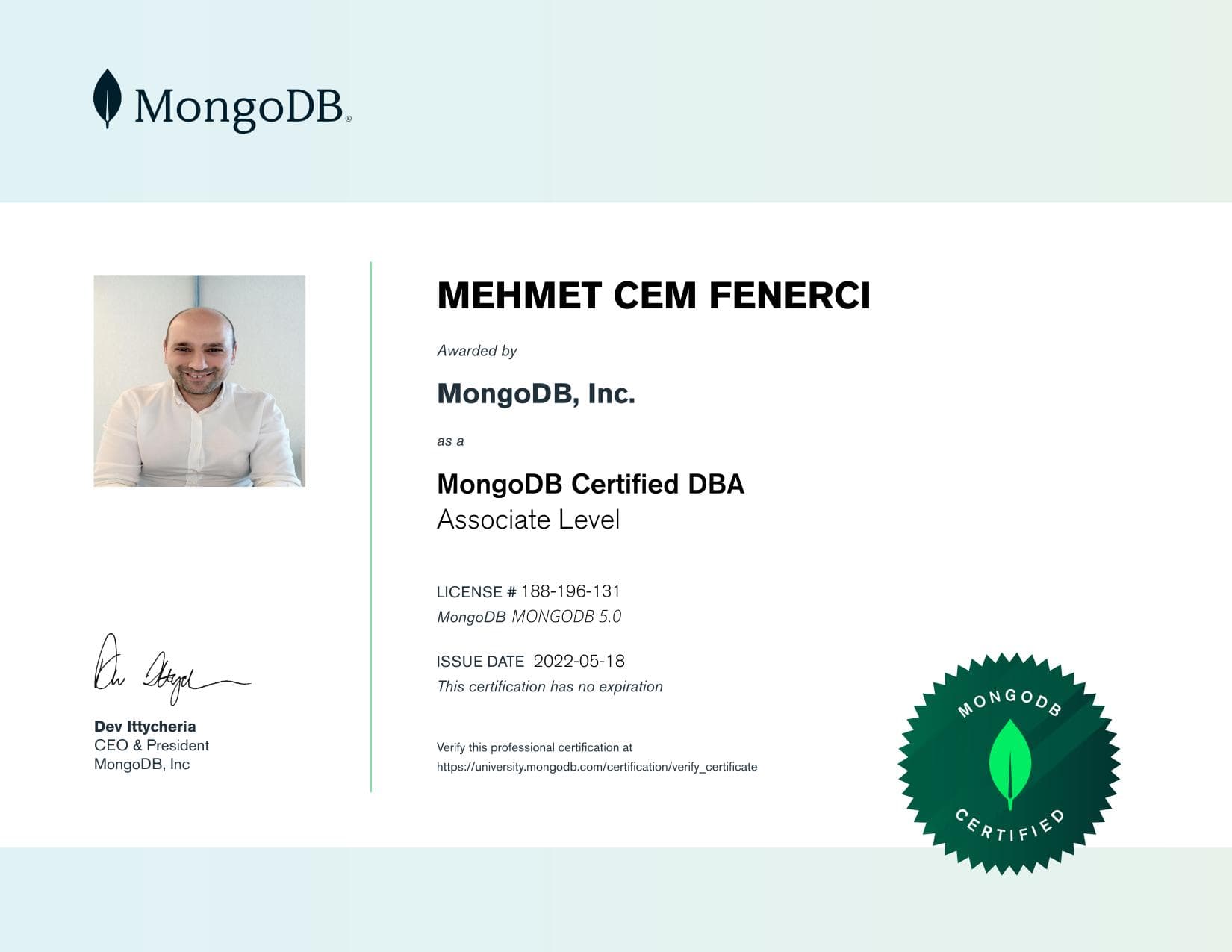 Certificate for 188196131