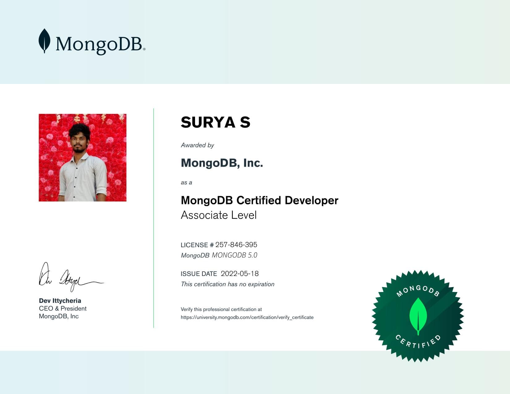 Certificate for 257846395