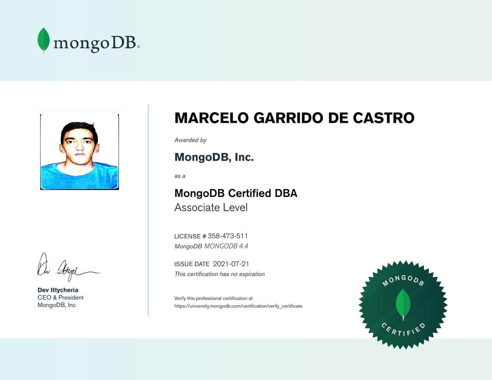 Certificate for 358473511