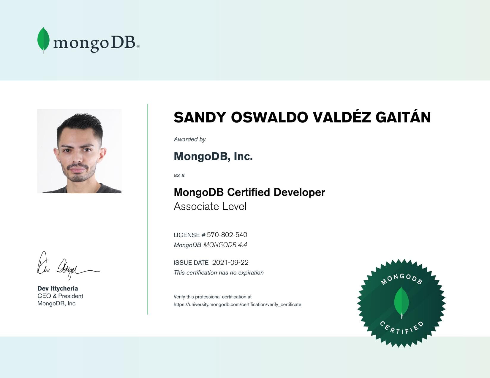 Certificate for 570802540