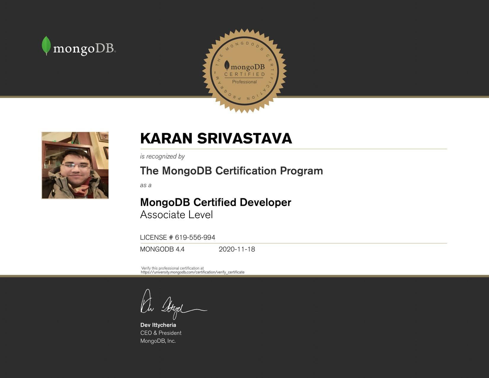 Certificate for 619556994