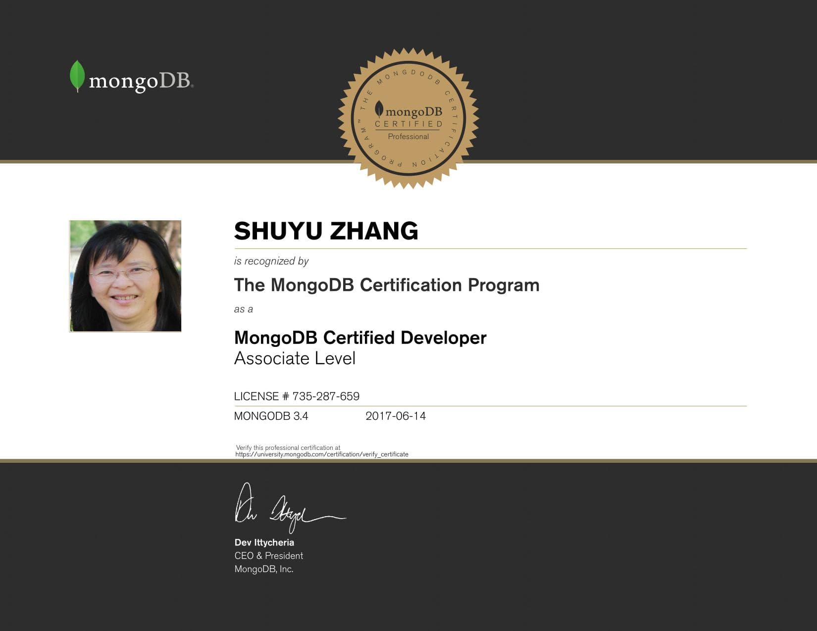 Certificate for 735287659