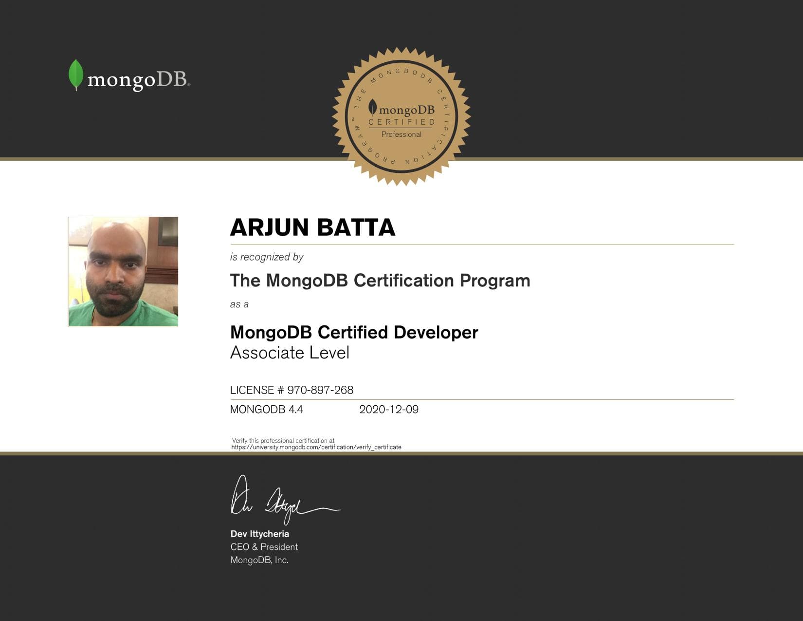 Certificate for 970897268