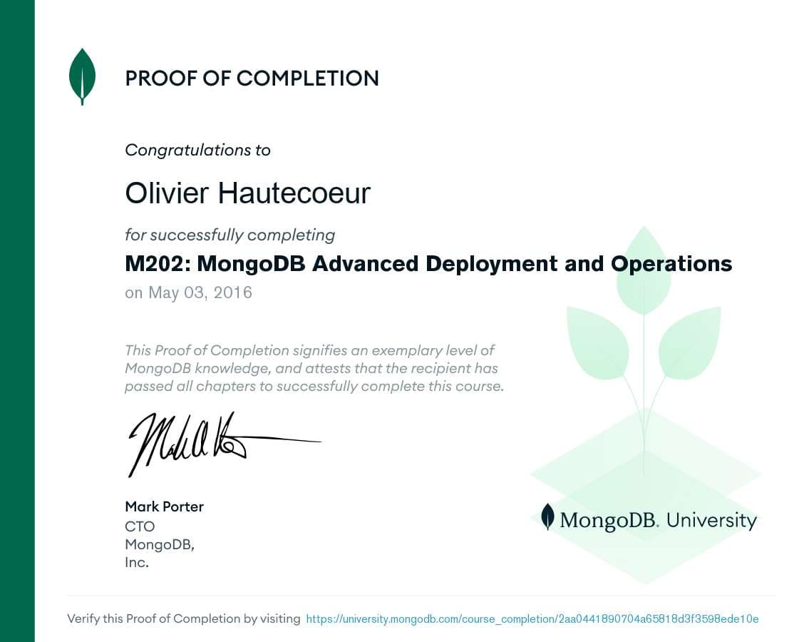 Certificate for 2aa0441890704a65818d3f3598ede10e