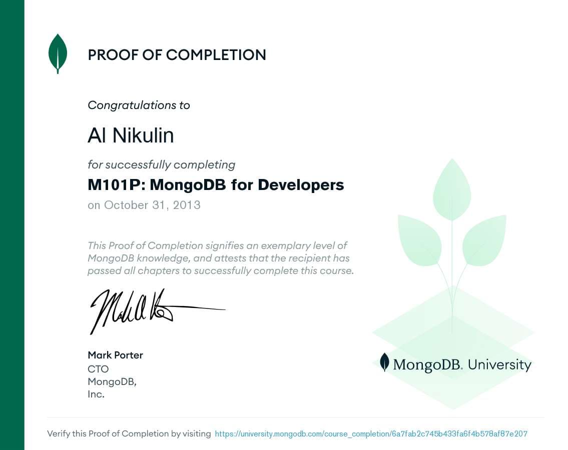 Certificate for 6a7fab2c745b433fa6f4b578af87e207