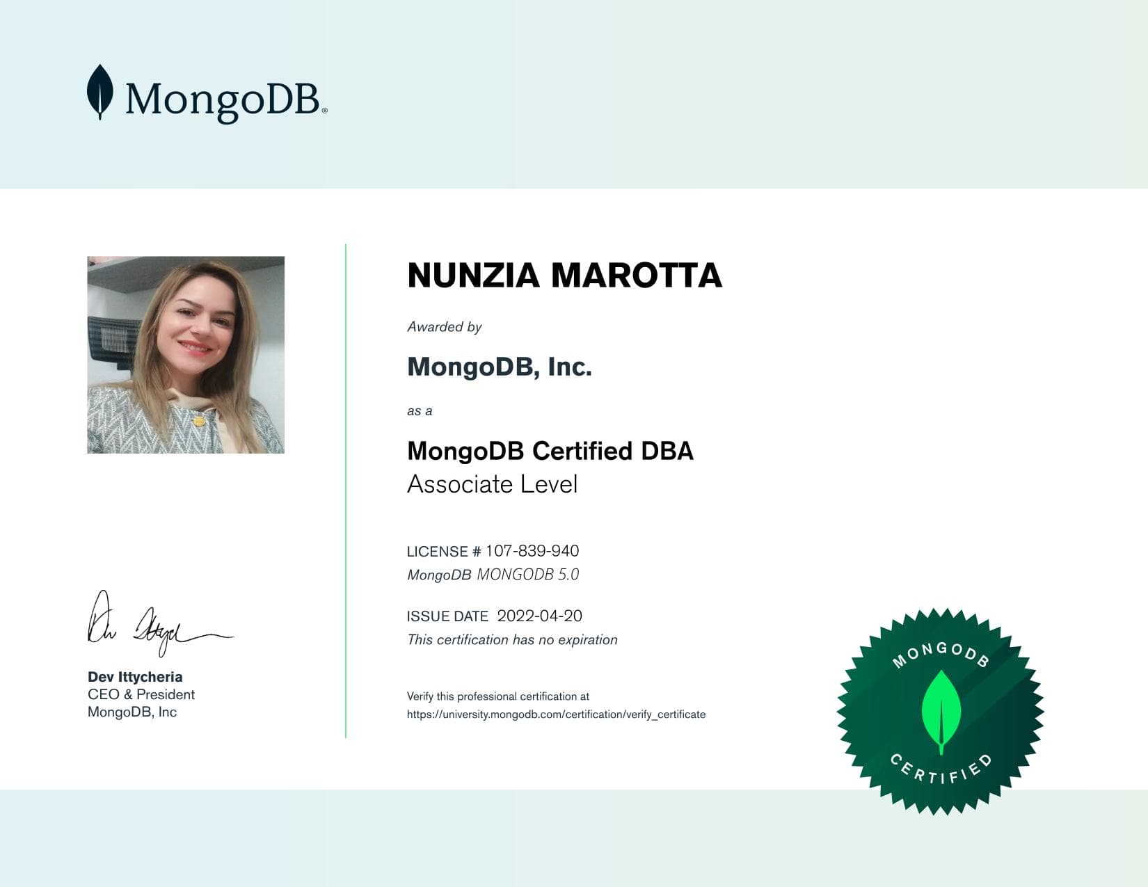 Certificate for 107839940