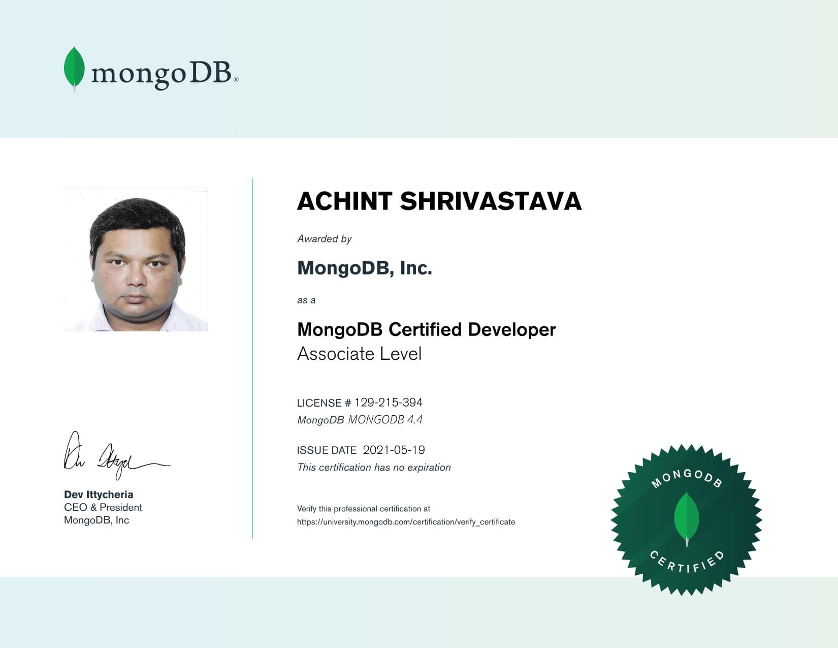 Certificate for 129215394