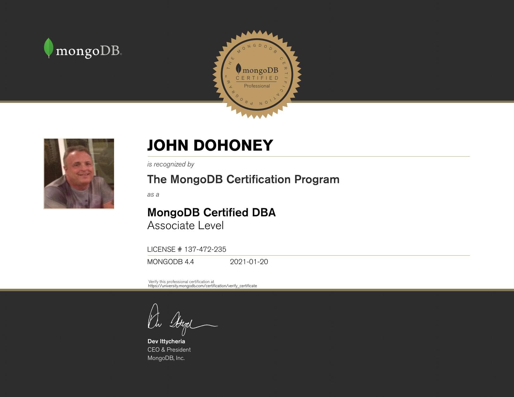 Certificate for 137472235