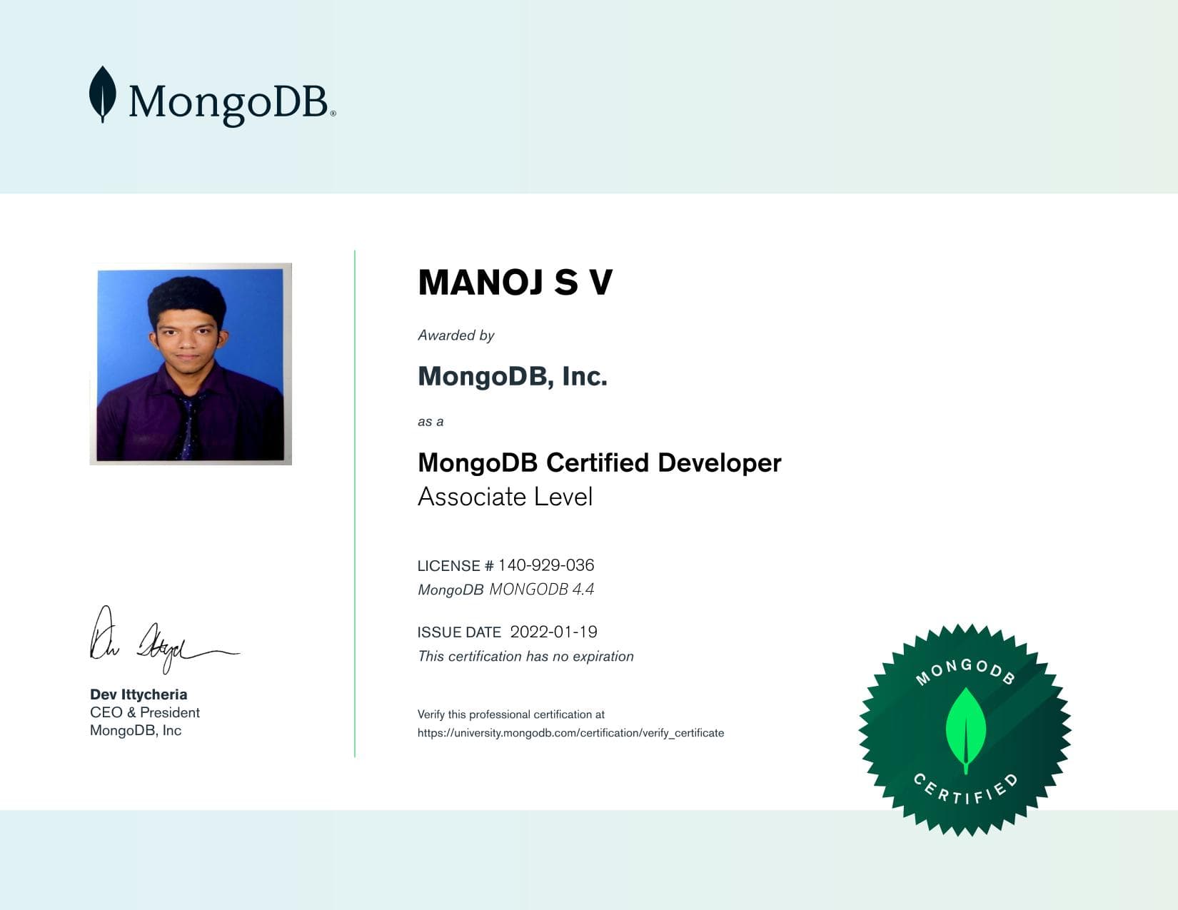 Certificate for 140929036