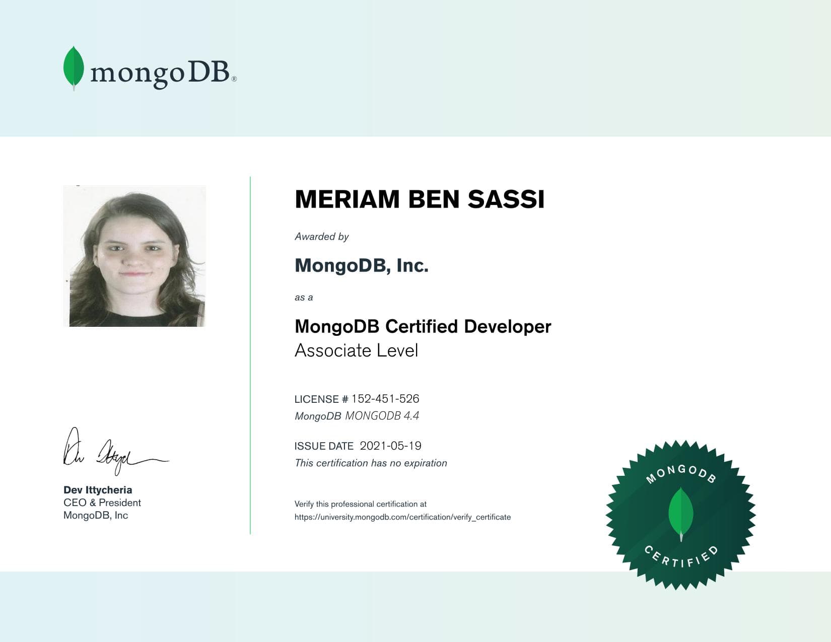 Certificate for 152451526