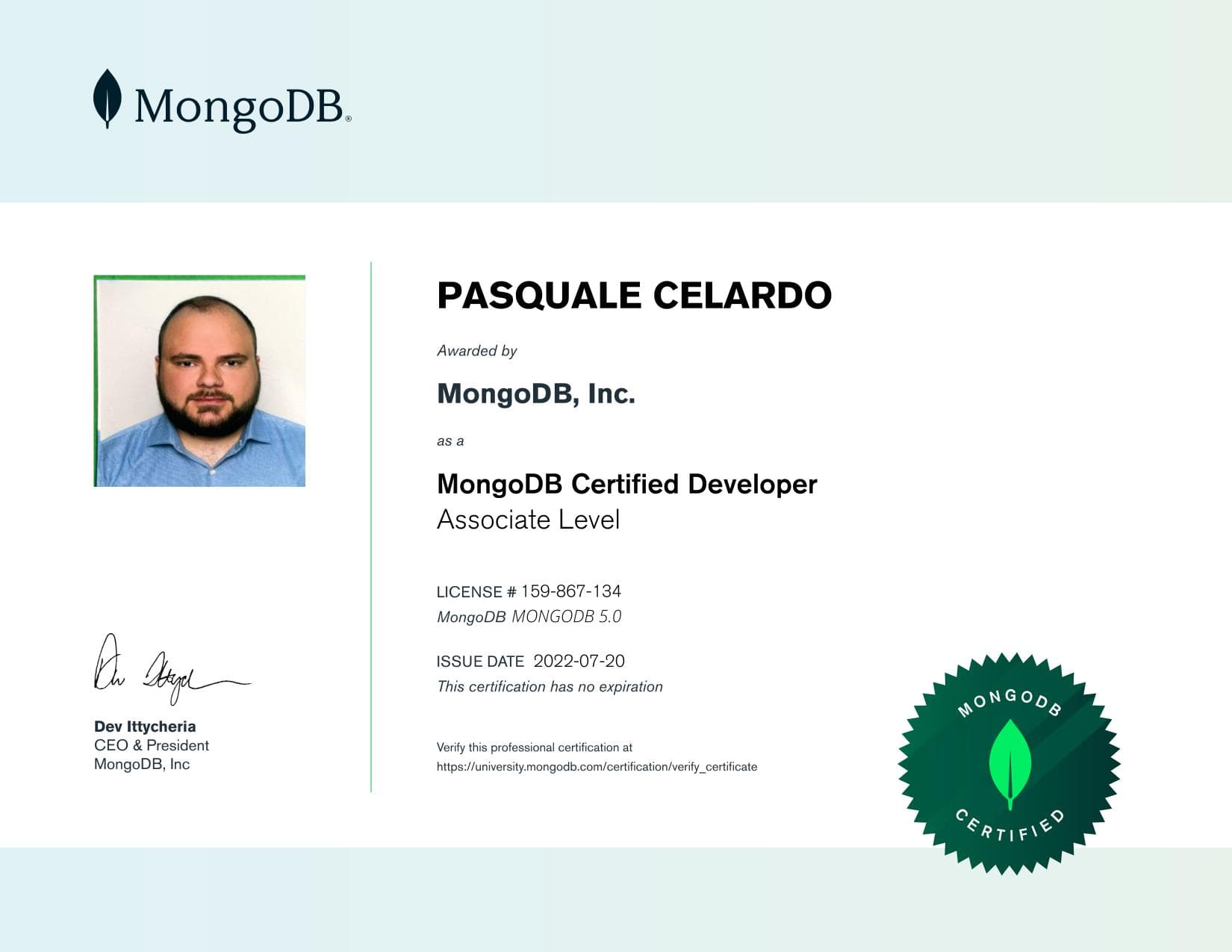 Certificate for 159867134