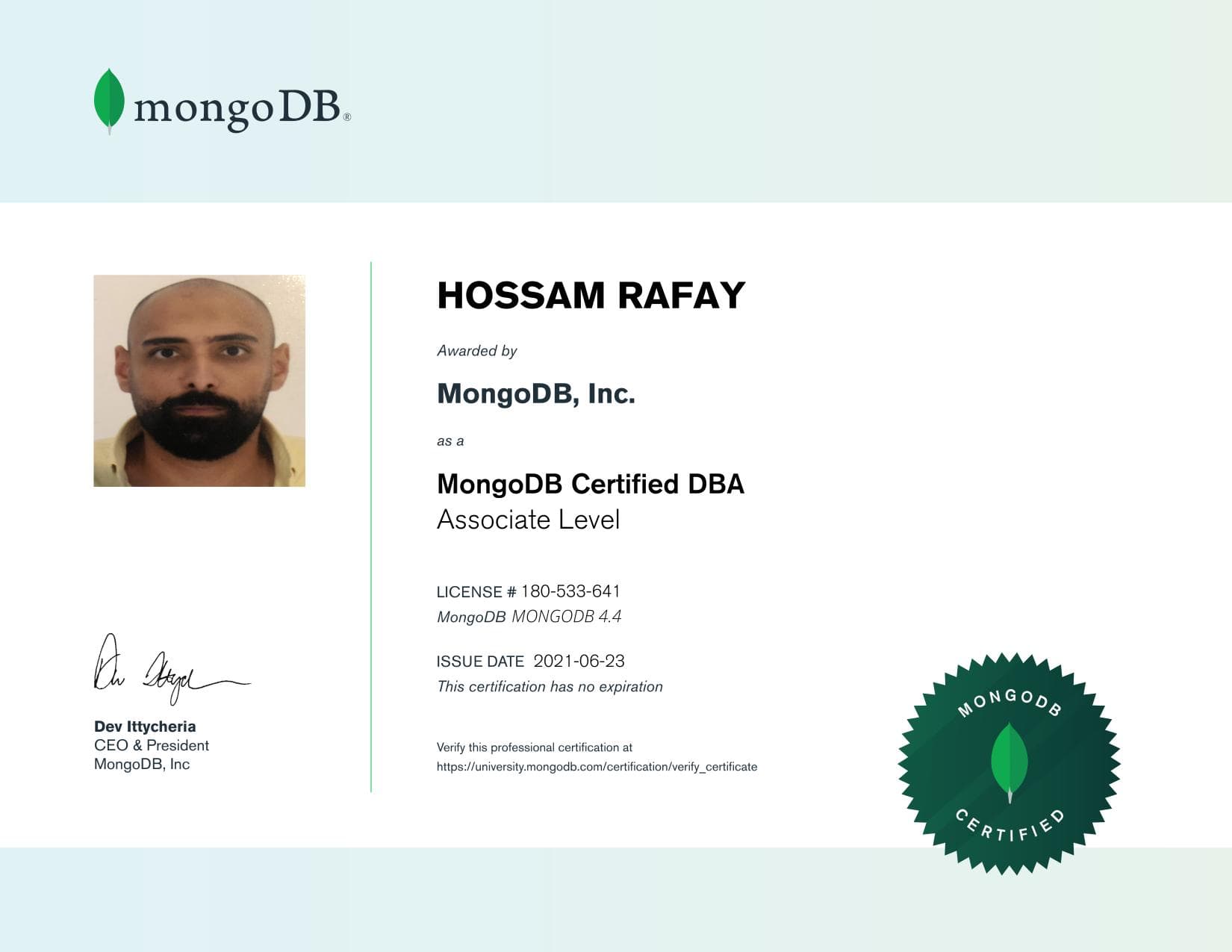 Certificate for 180533641