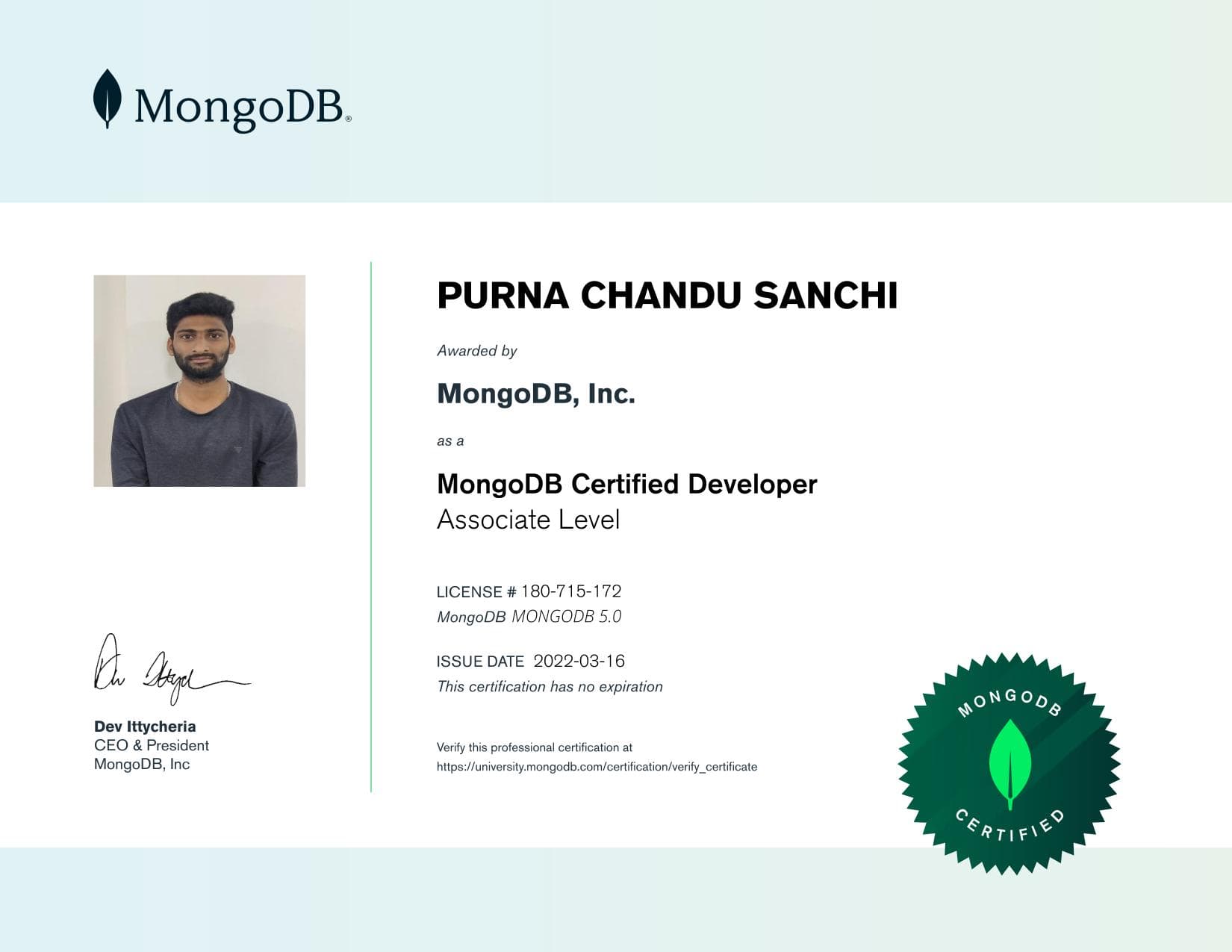 Certificate for 180715172