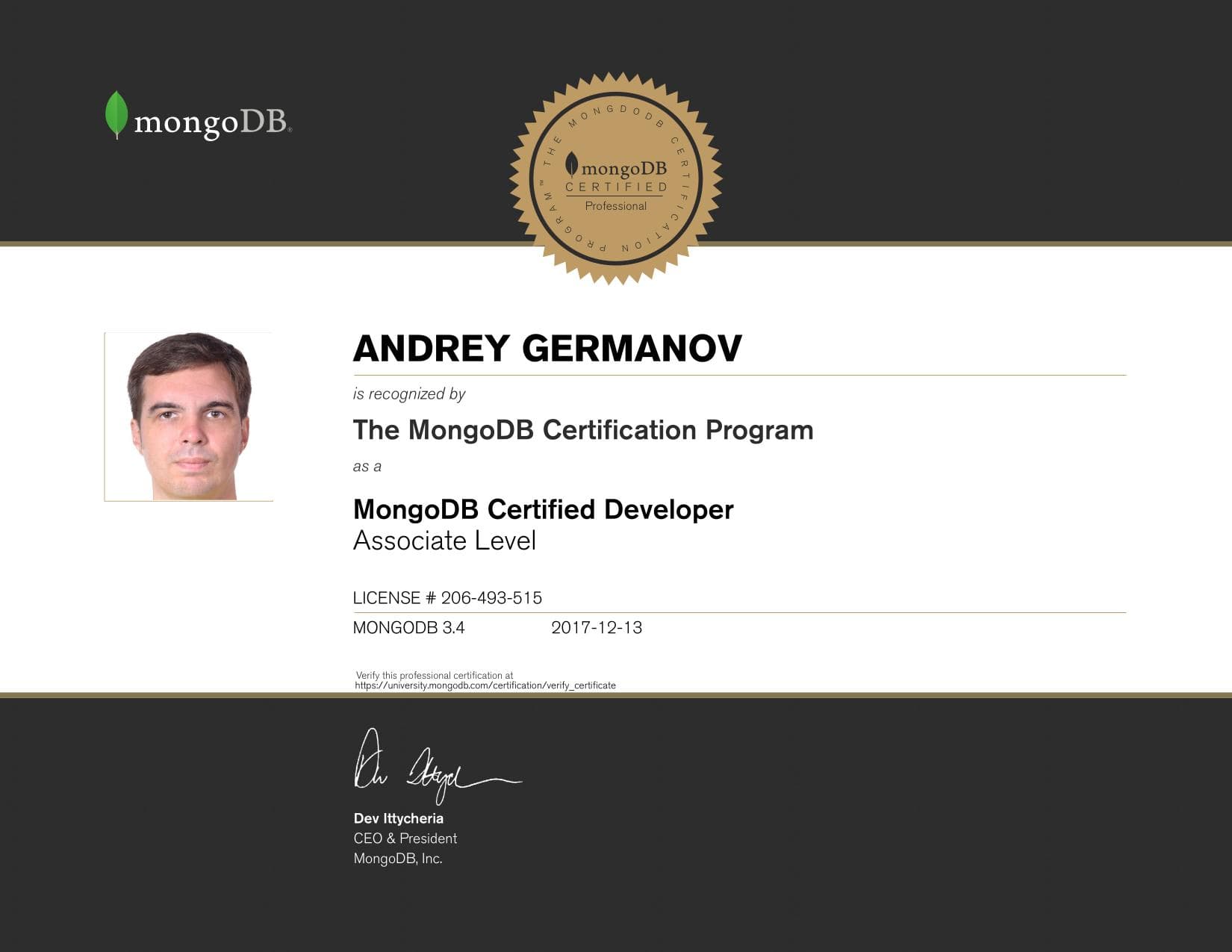 Certificate for 206493515