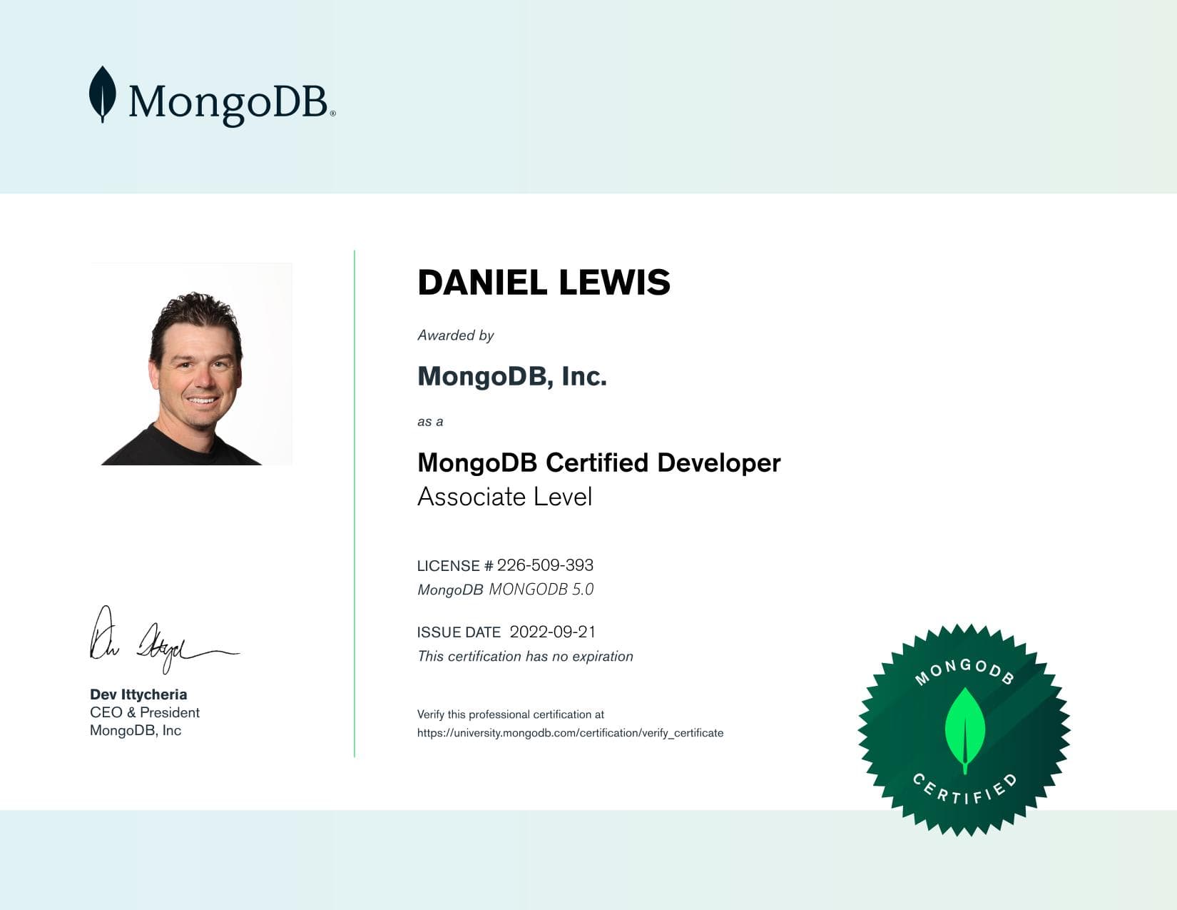 Certificate for 226509393