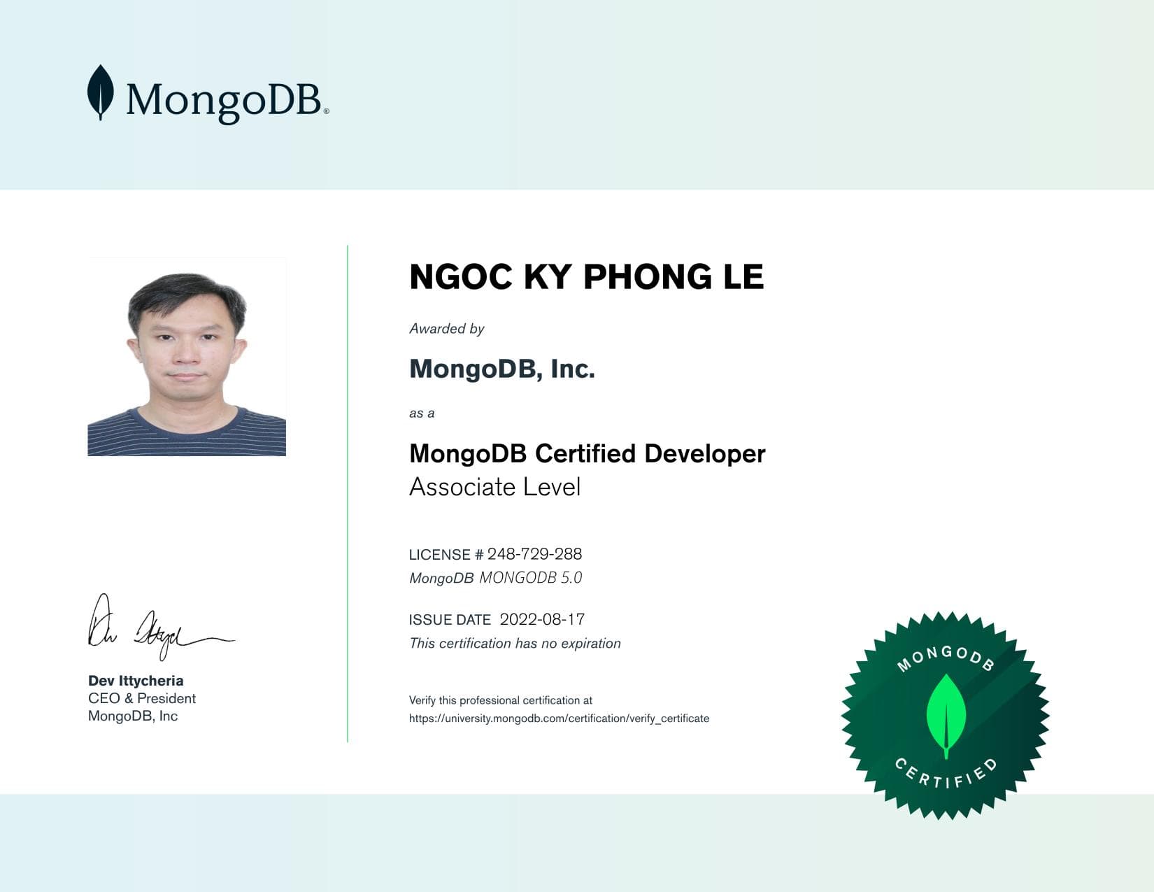 Certificate for 248729288