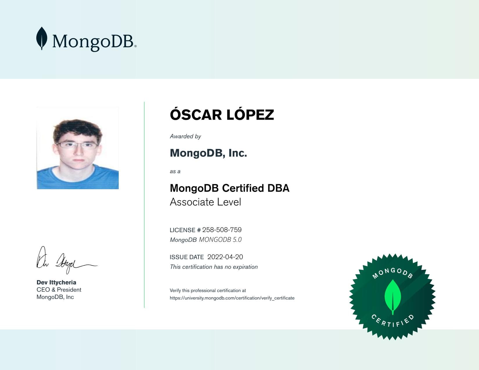 Certificate for 258508759