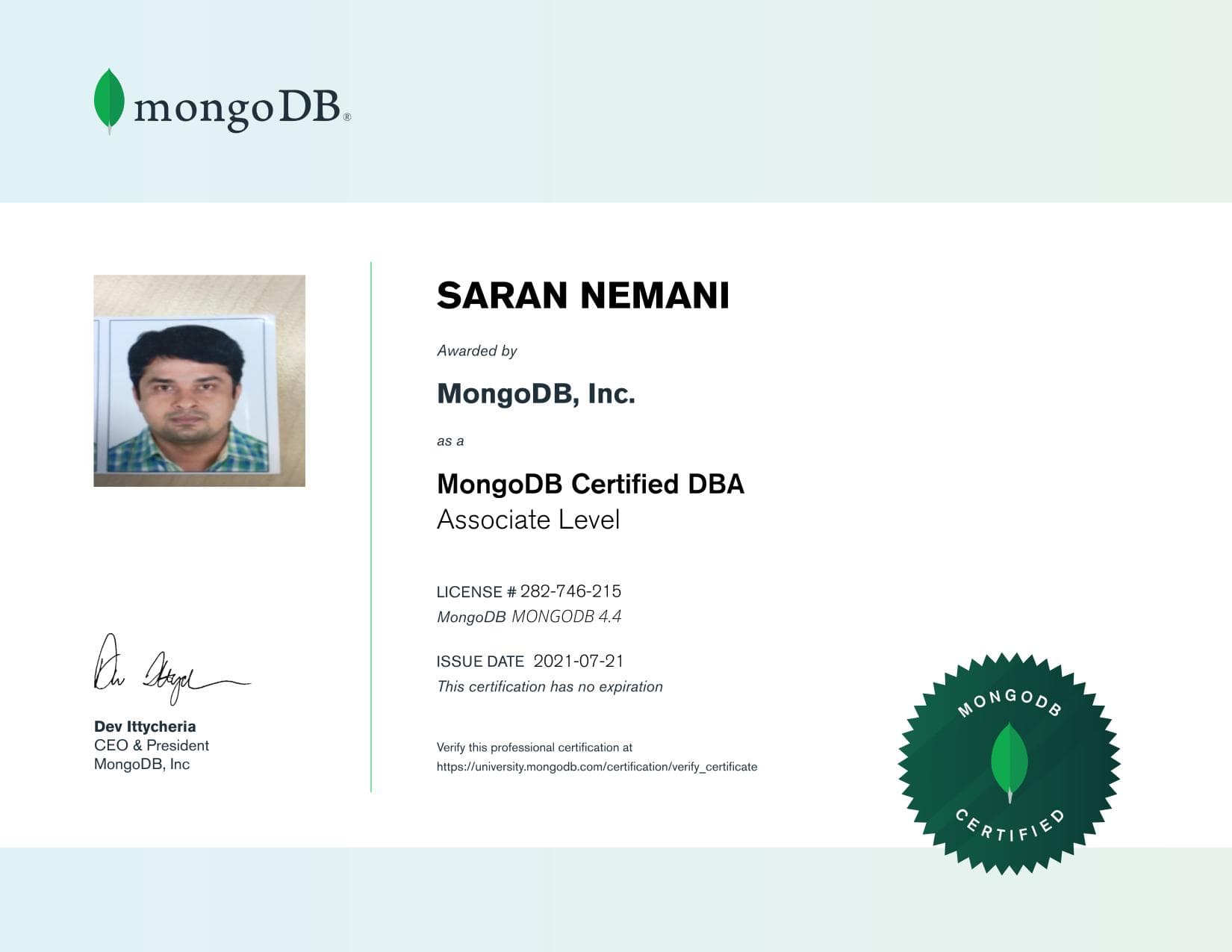 Certificate for 282746215