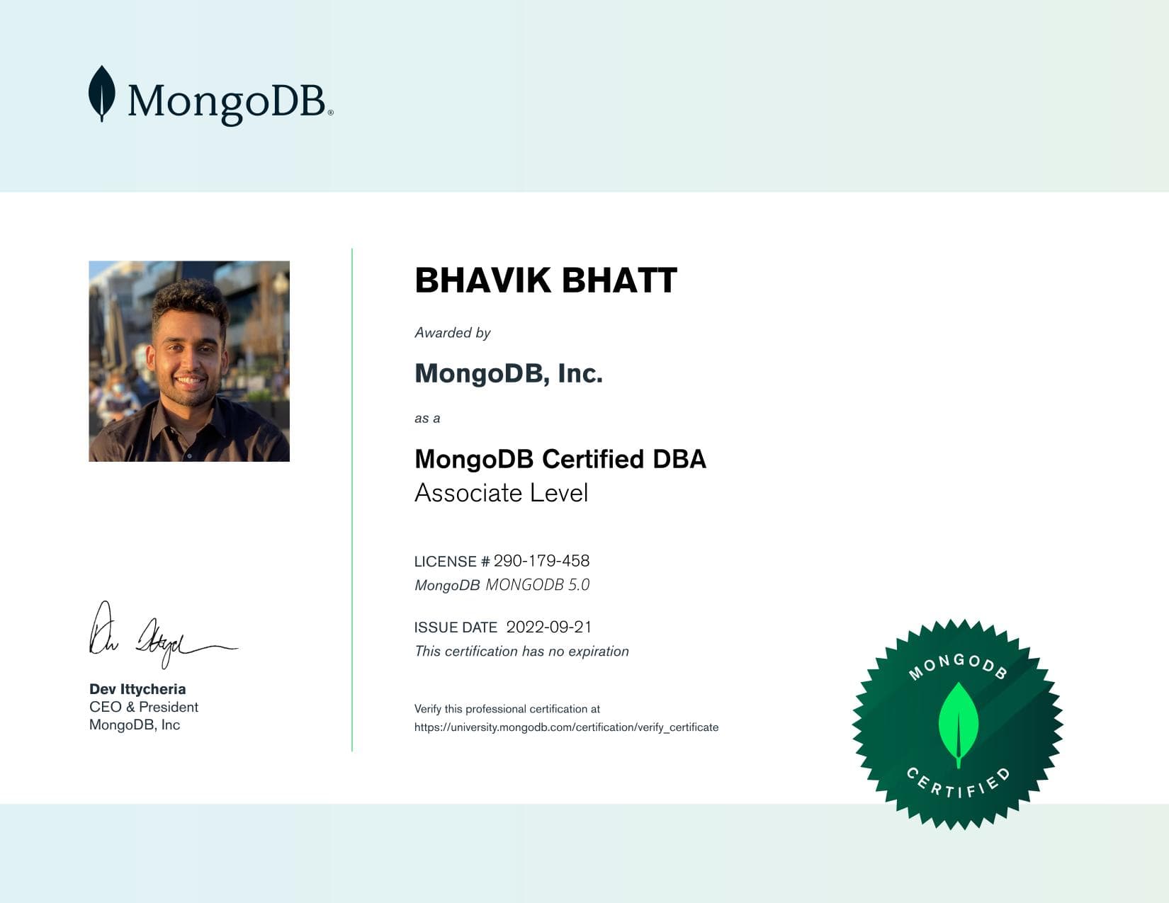 Certificate for 290179458
