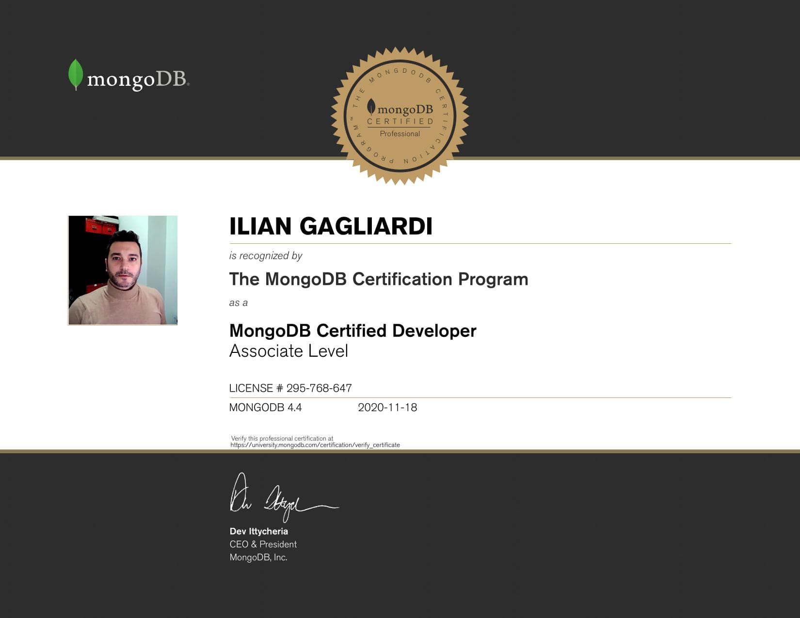 Certificate for 295768647