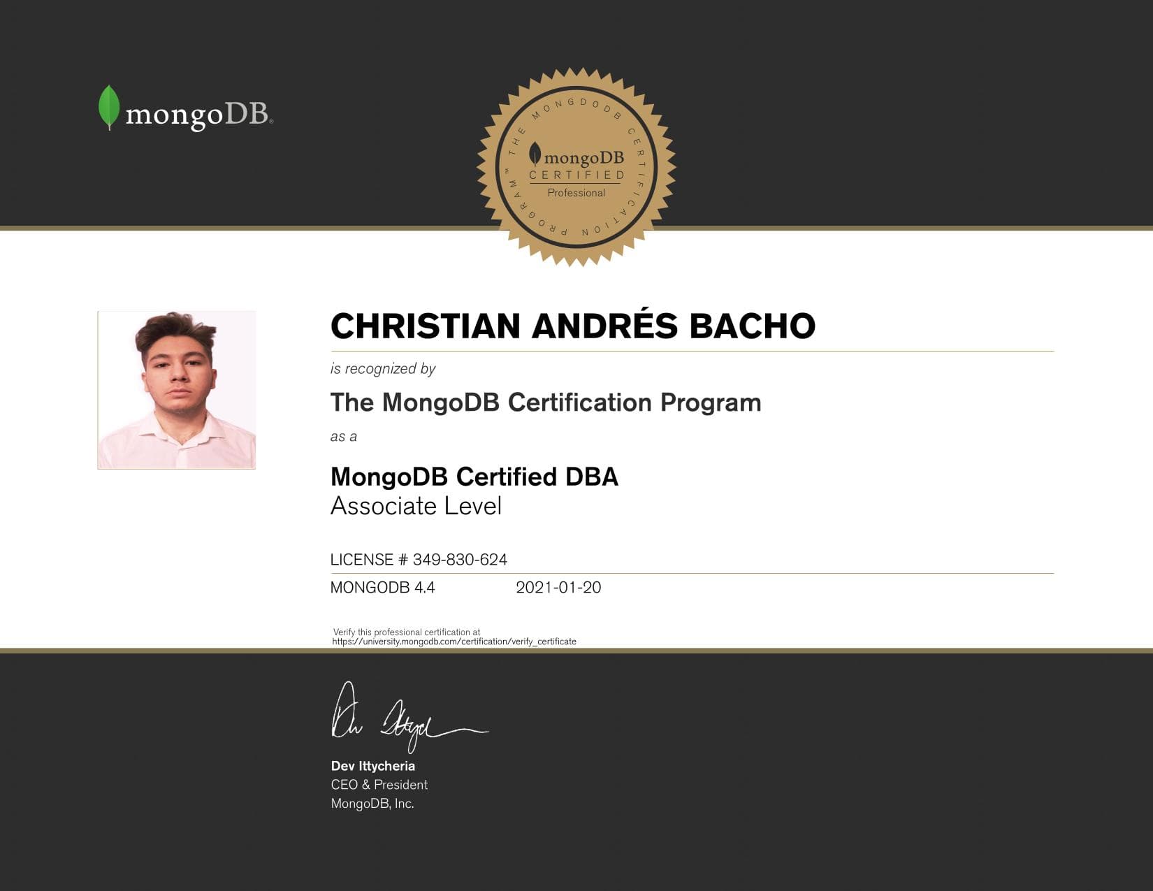 Certificate for 349830624