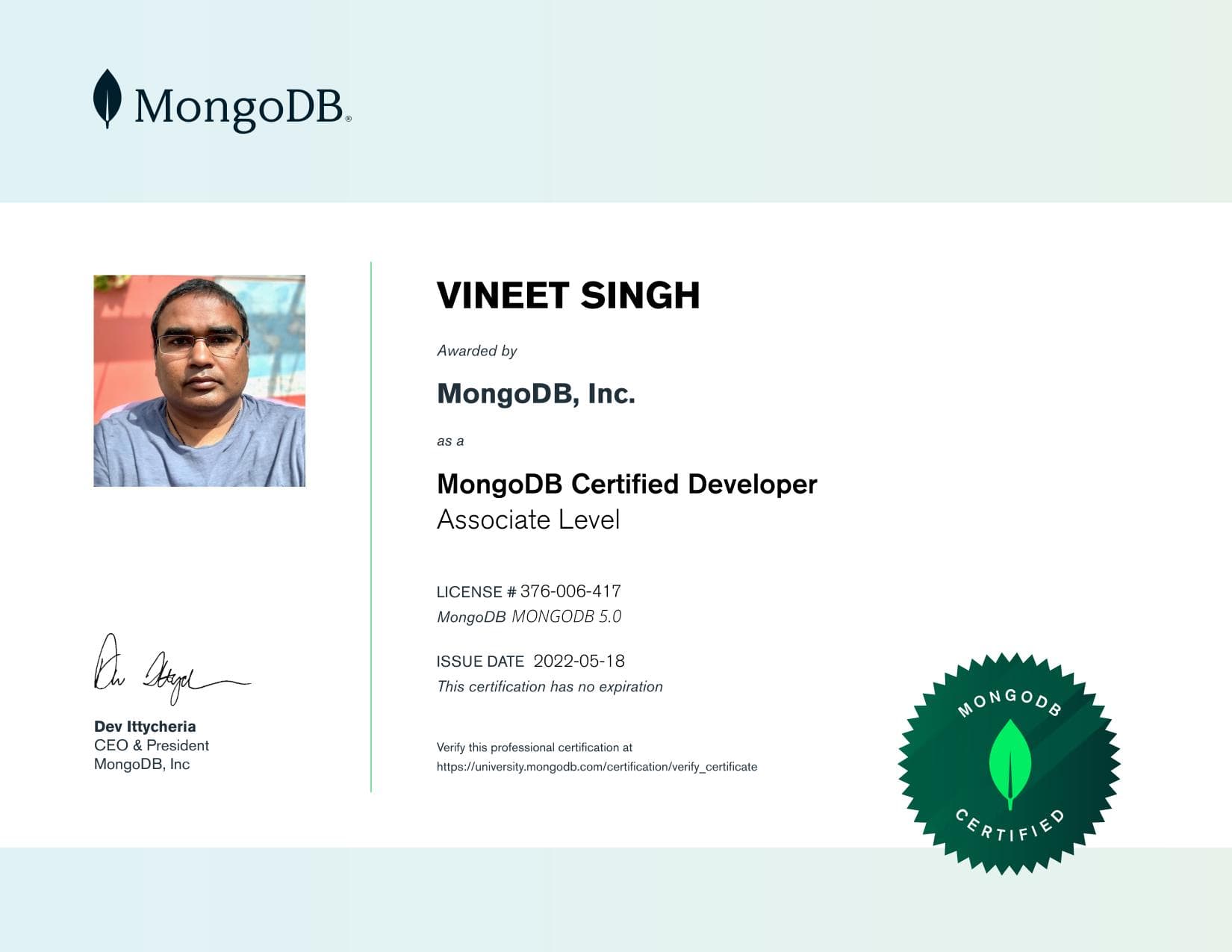 Certificate for 376006417