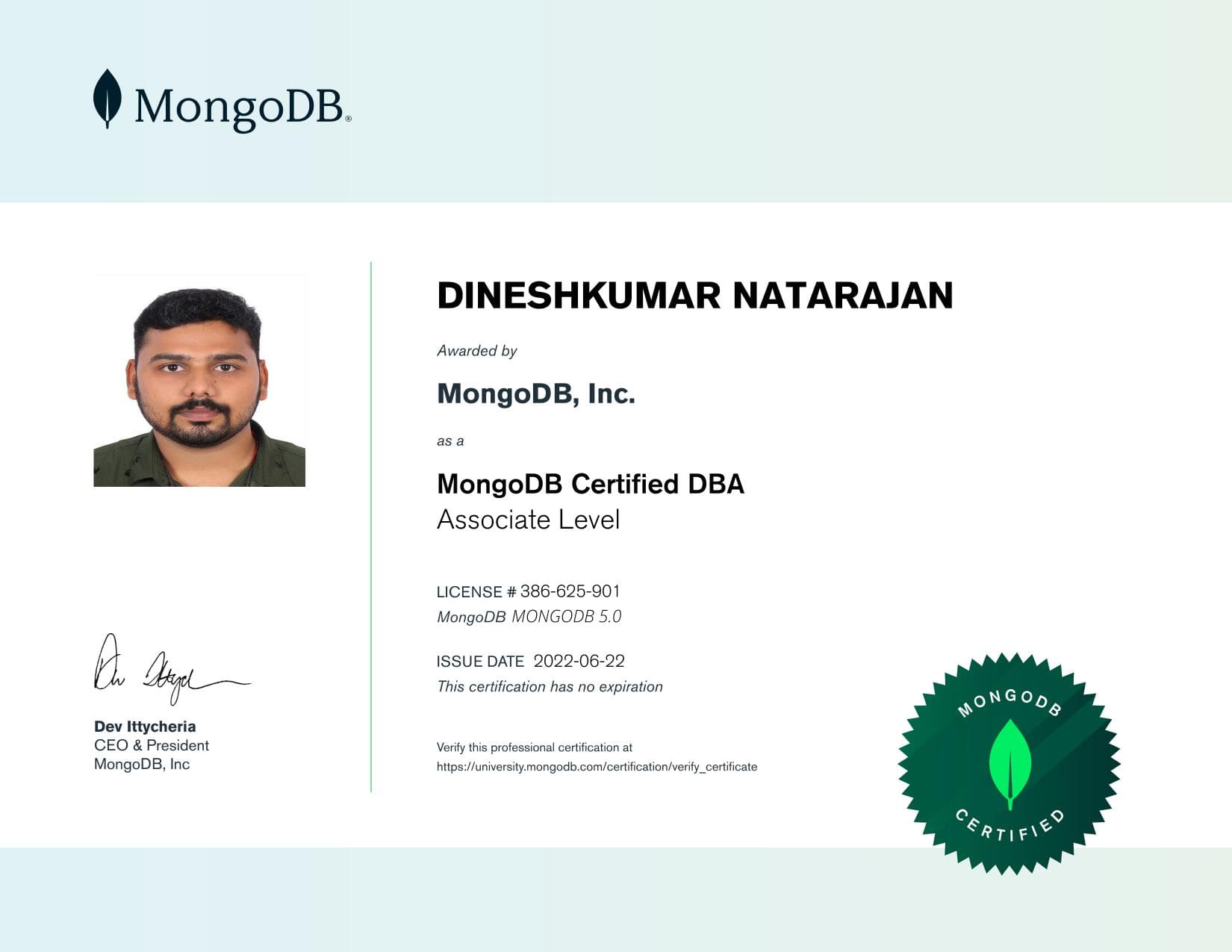 Certificate for 386625901