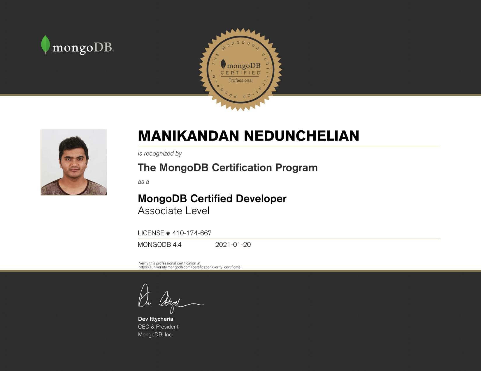 Certificate for 410174667