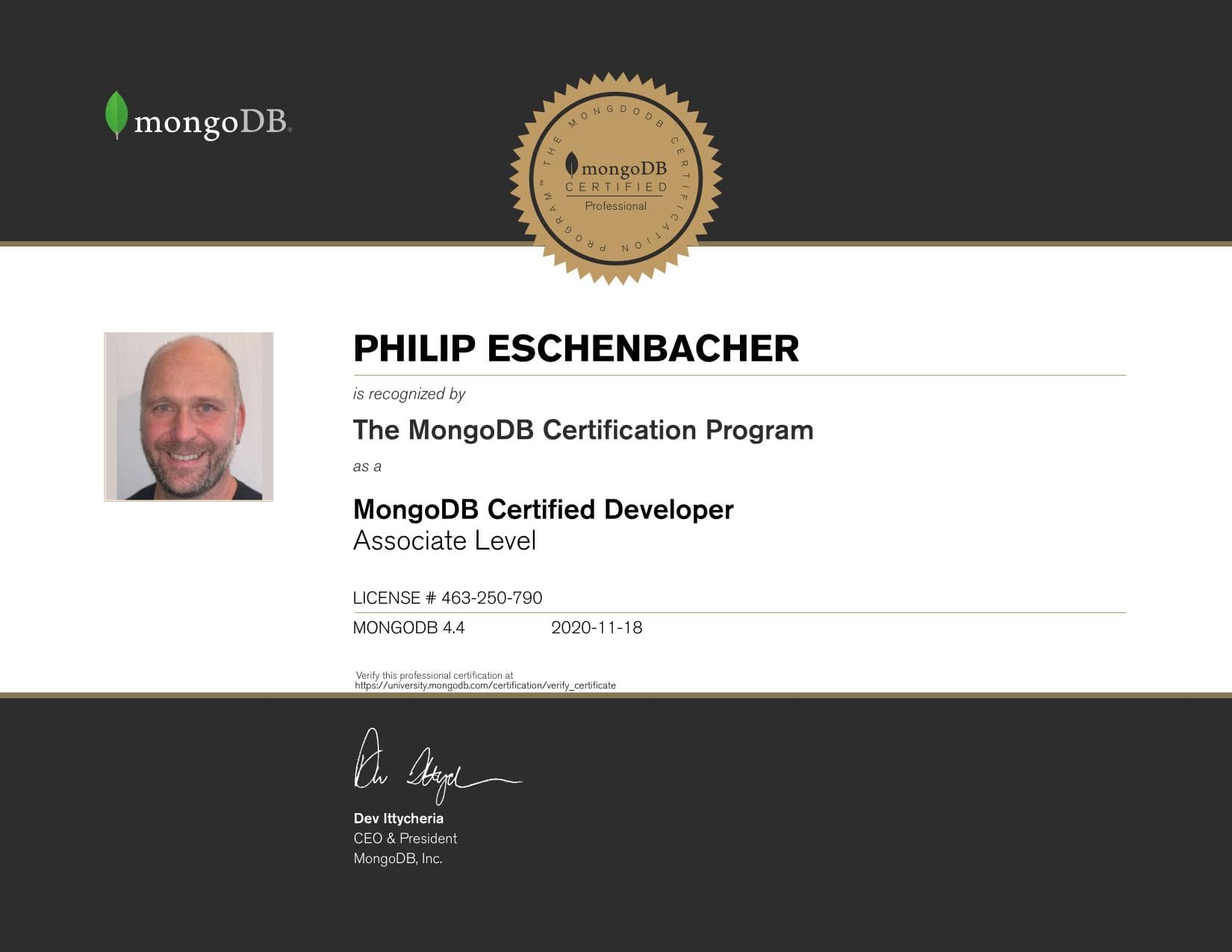 Certificate for 463250790