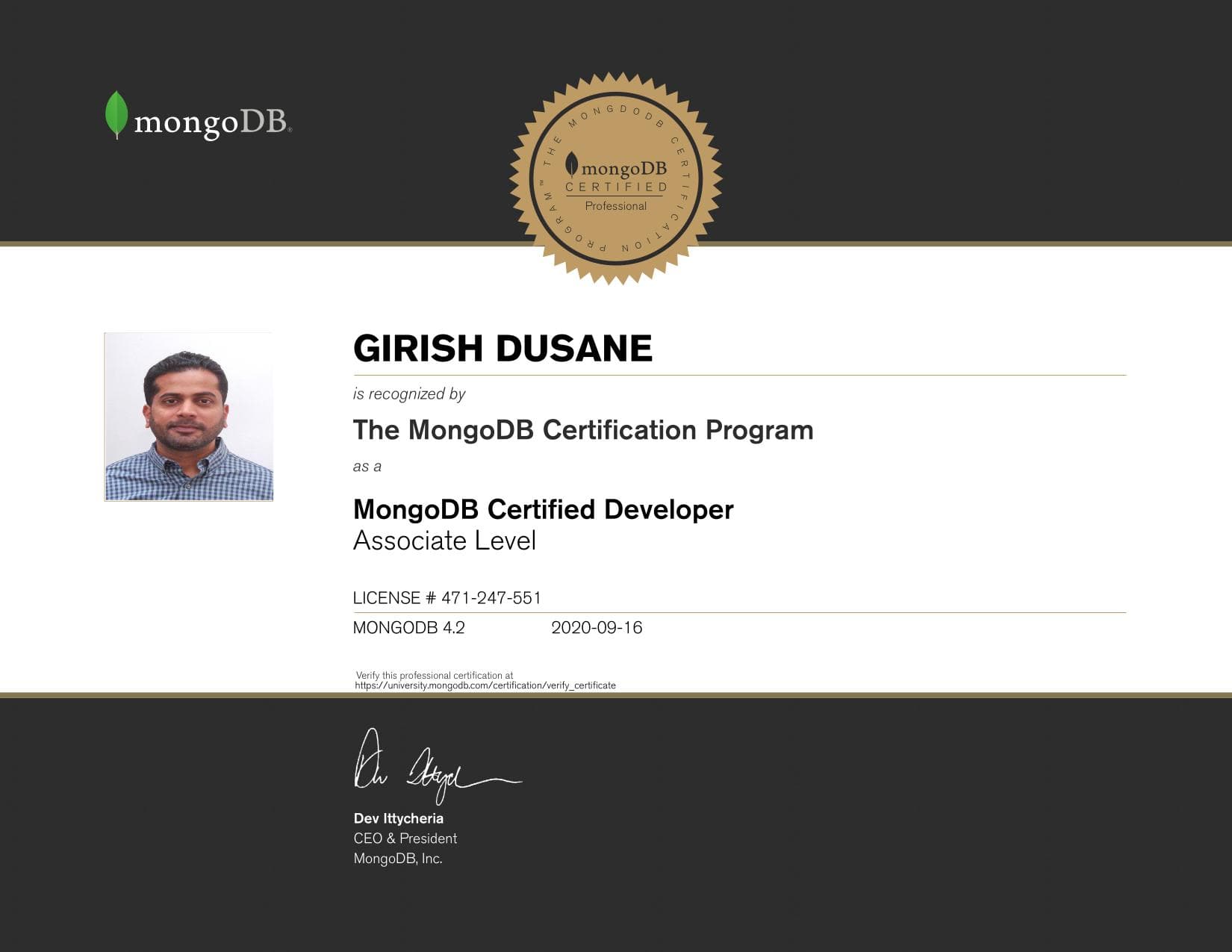 Certificate for 471247551