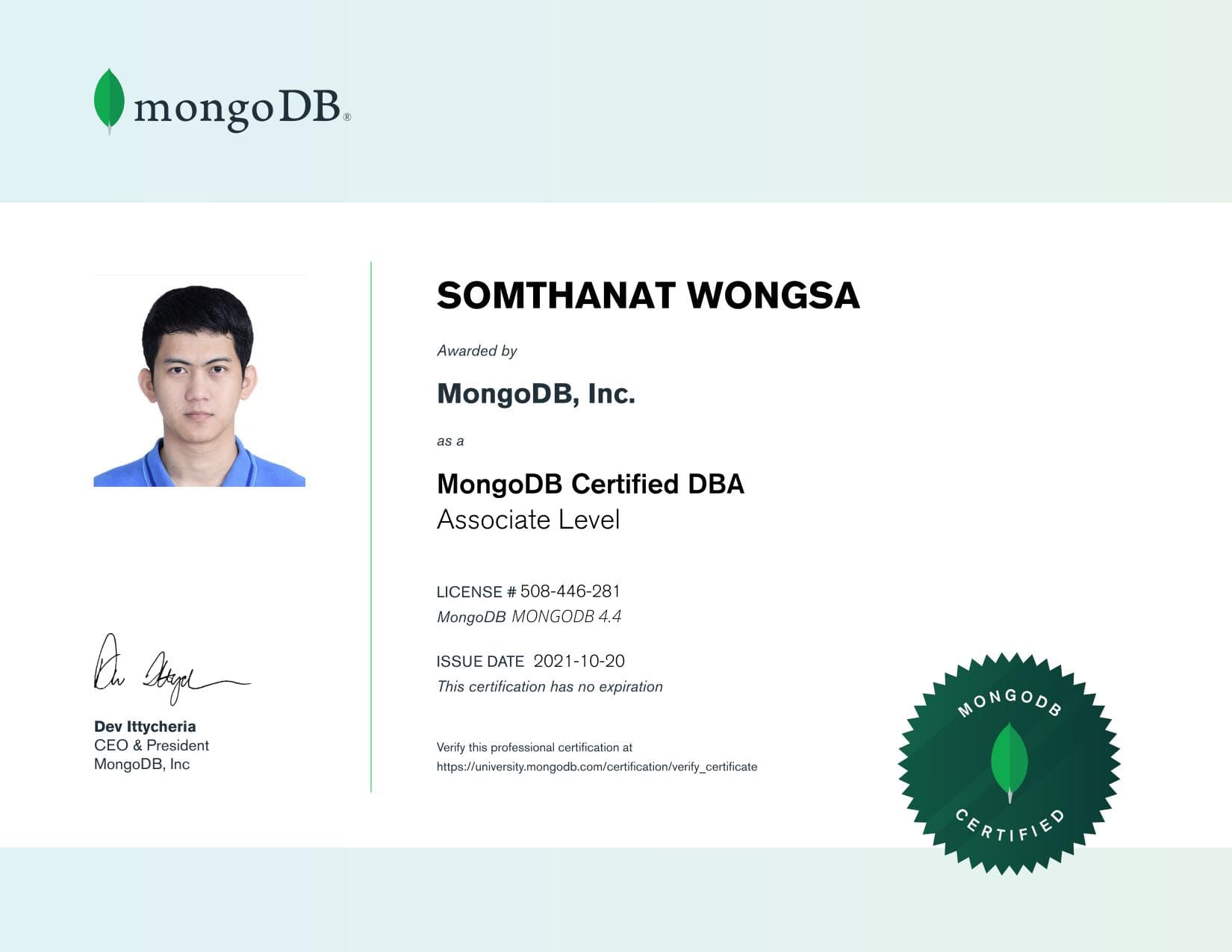 Certificate for 508446281