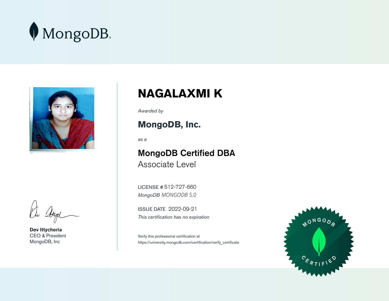 Certificate for 512727660