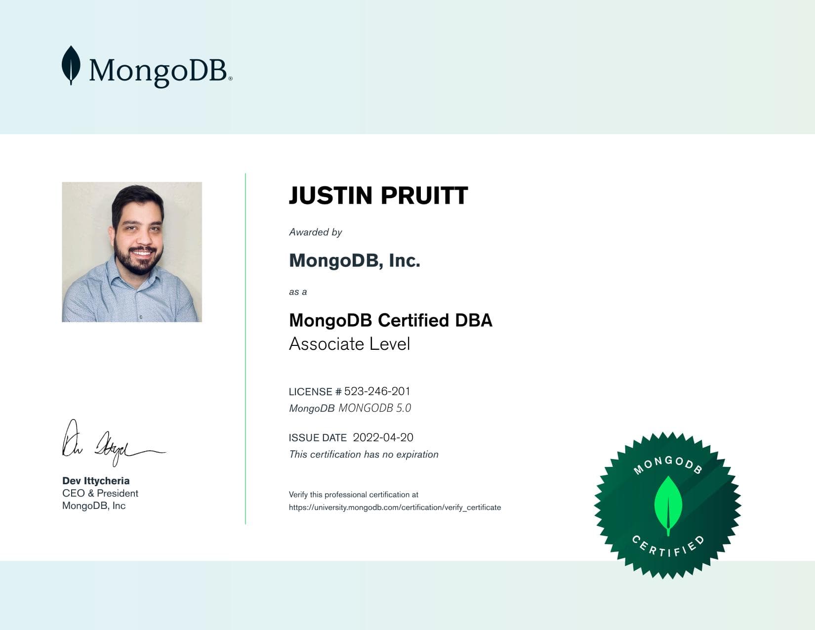 Certificate for 523246201
