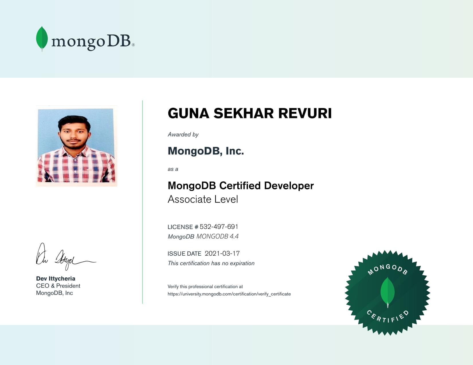 Certificate for 532497691