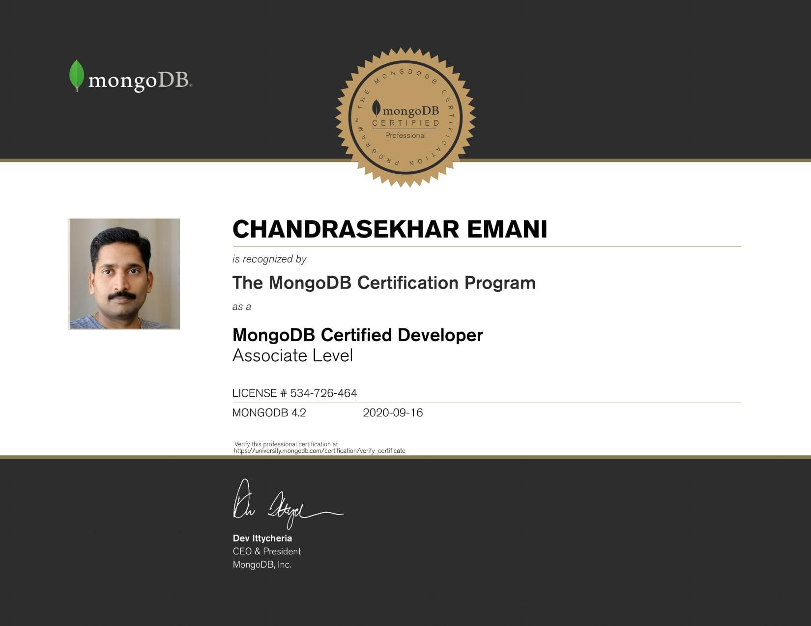 Certificate for 534726464