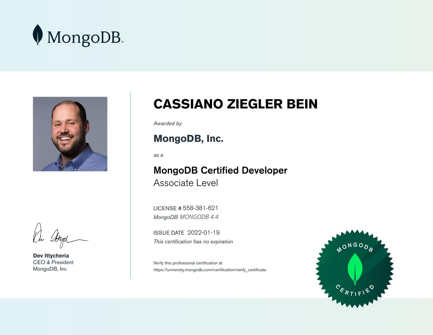 Certificate for 558381621