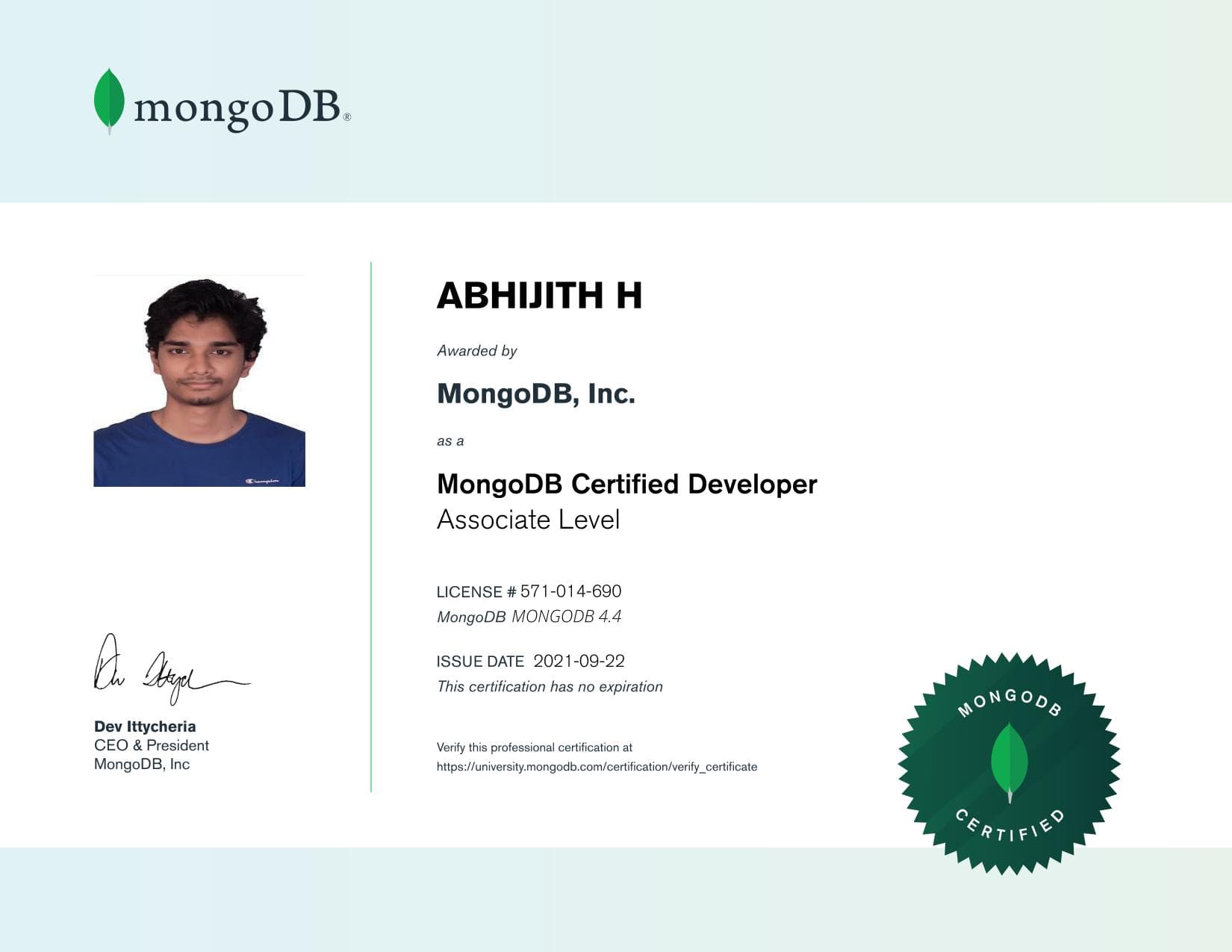 Certificate for 571014690