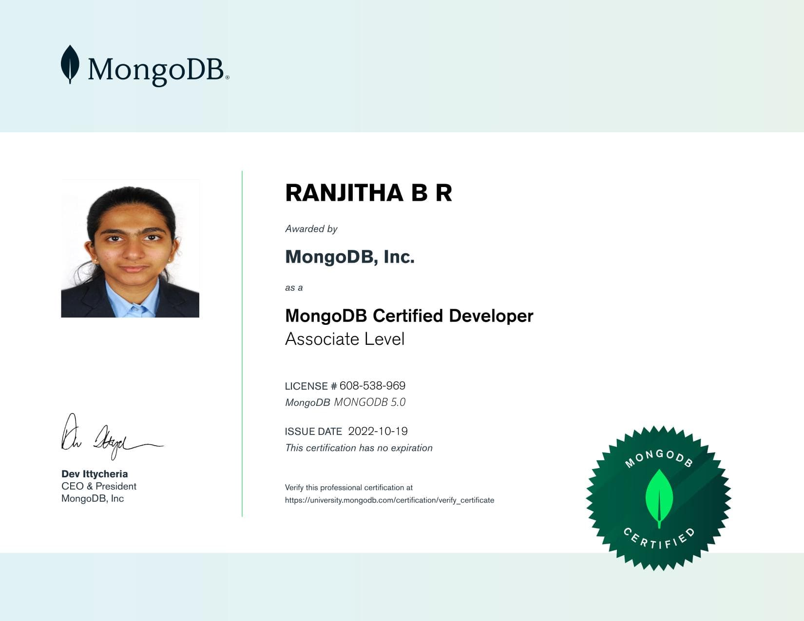 Certificate for 608538969
