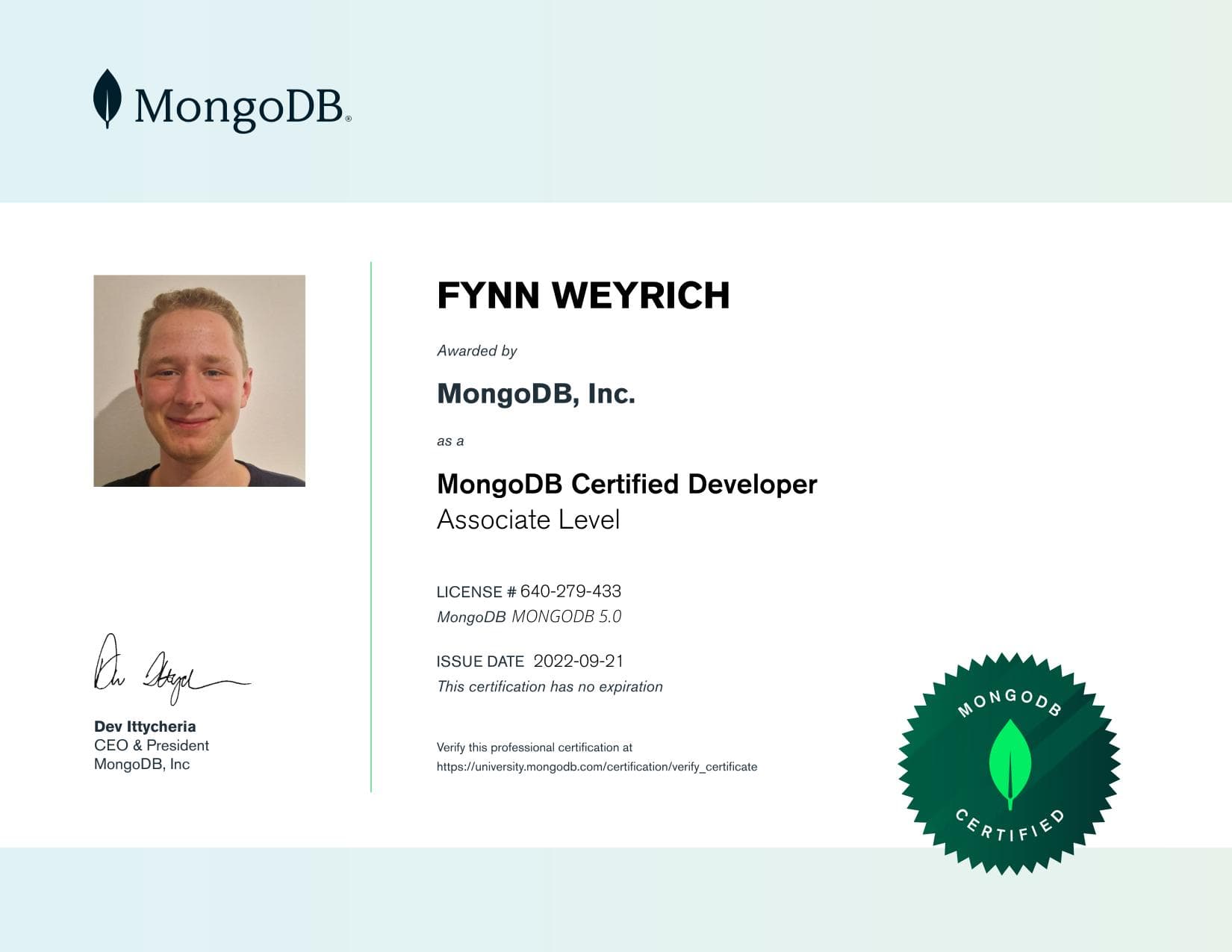 Certificate for 640279433