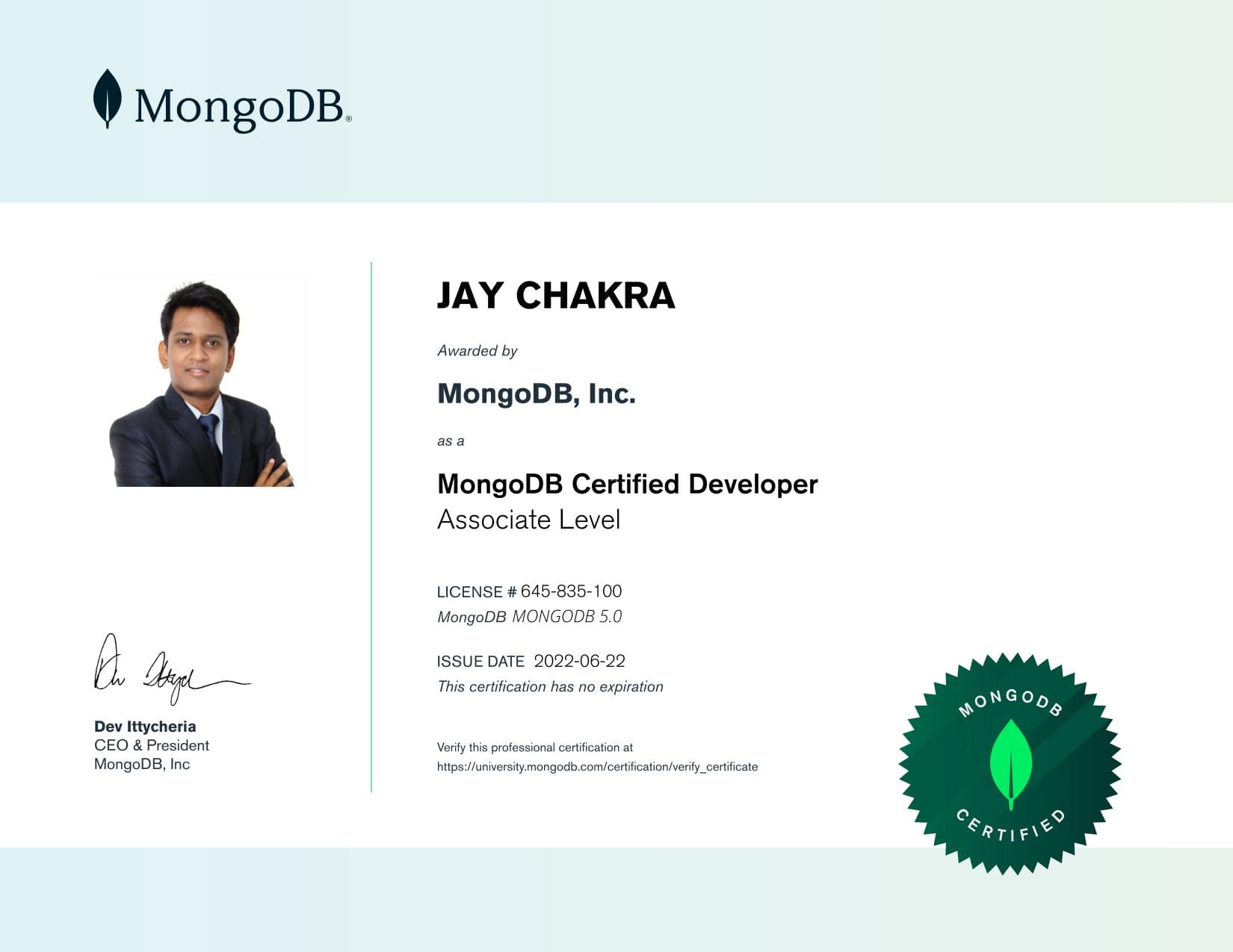 Certificate for 645835100