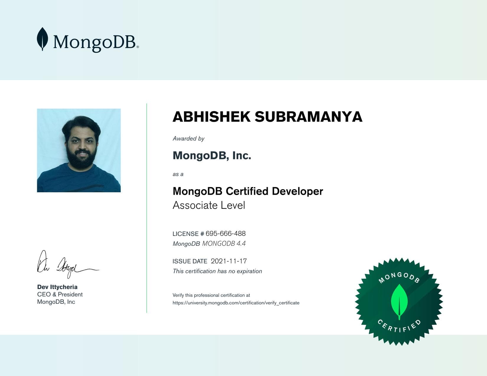 Certificate for 695666488