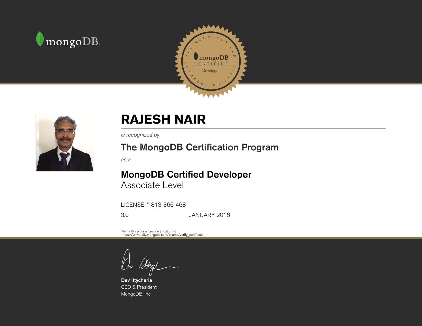 Certificate for 813366468