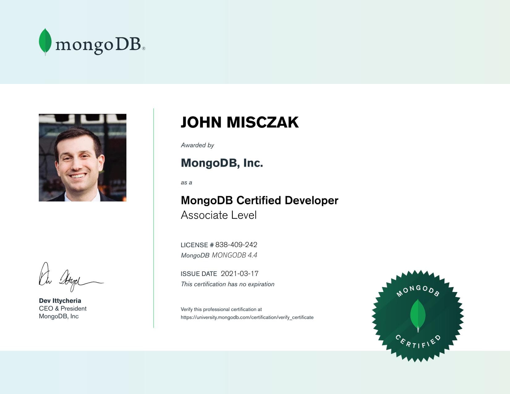 Certificate for 838409242