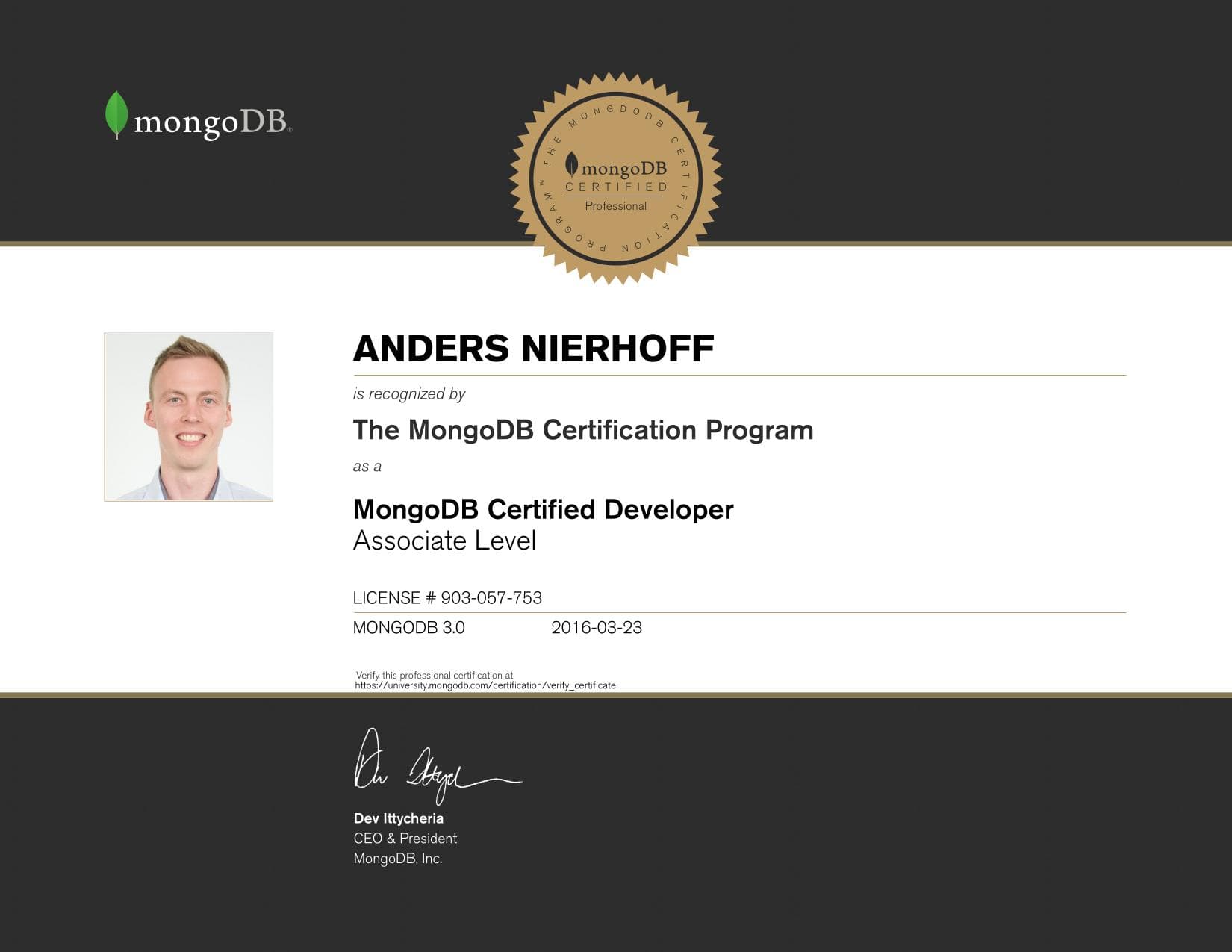 Certificate for 903057753