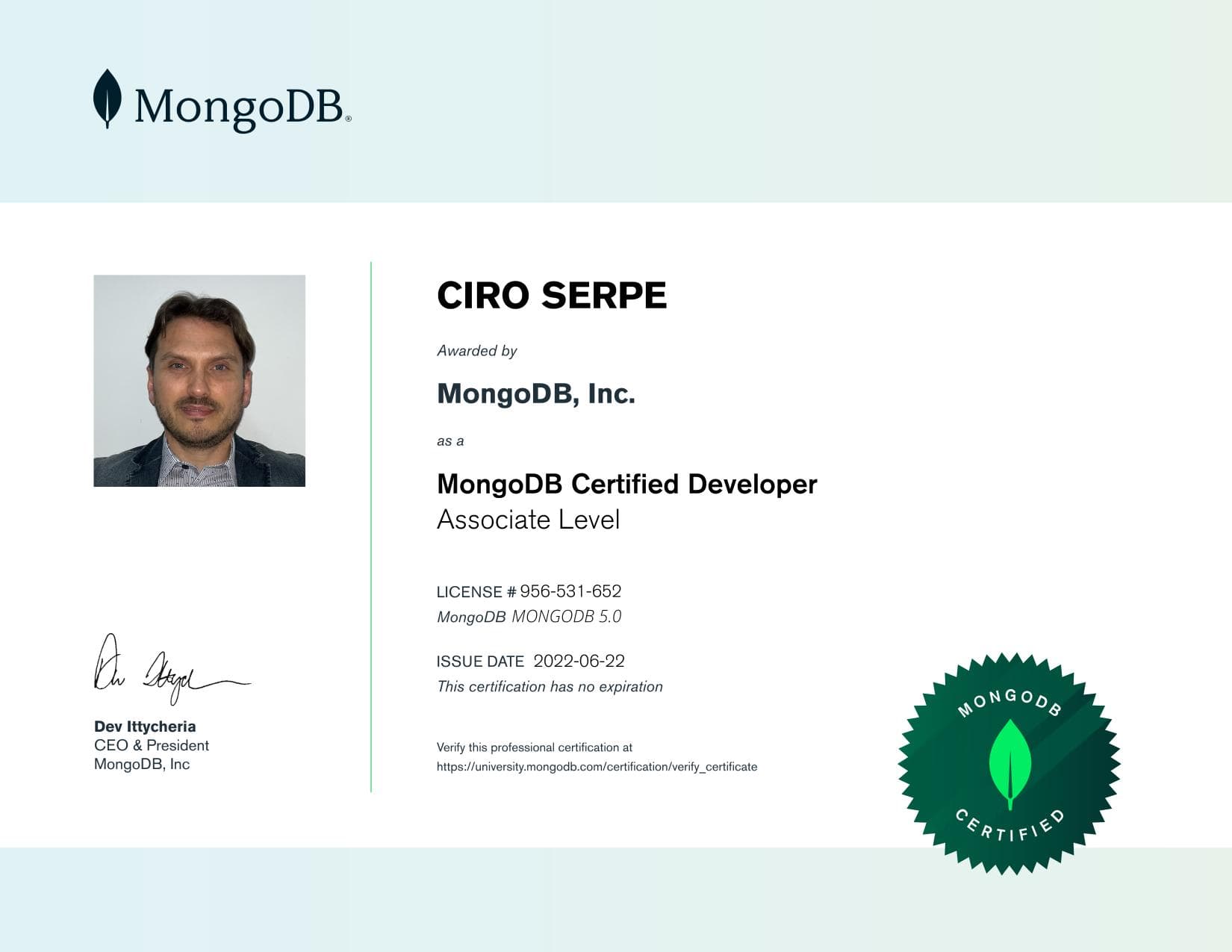 Certificate for 956531652