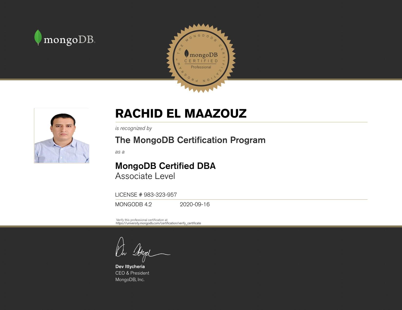 Certificate for 983323957