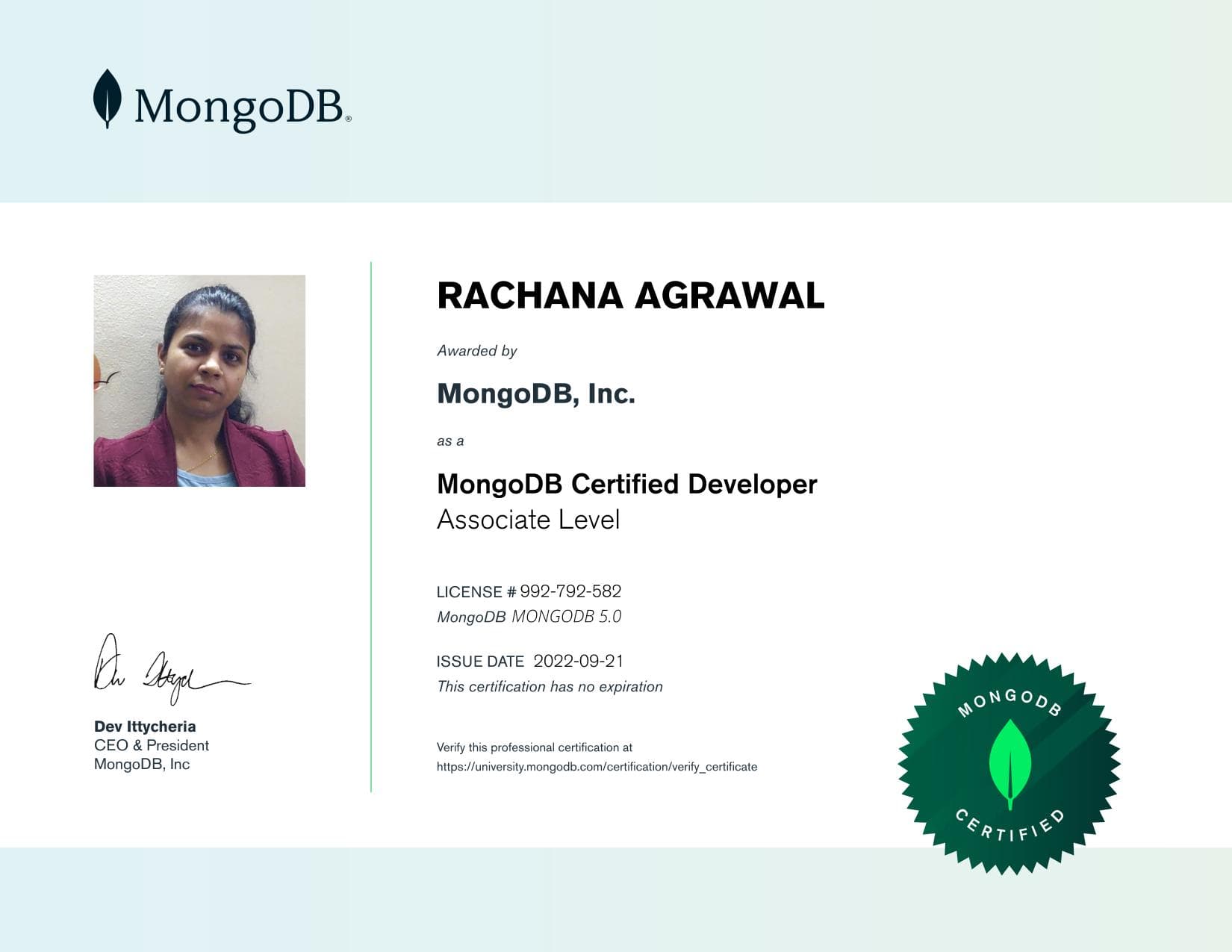 Certificate for 992792582